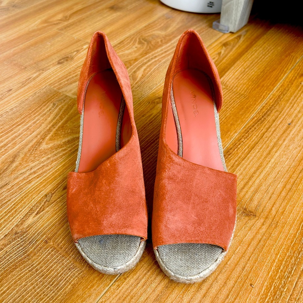 Vince Orange Espadrilles